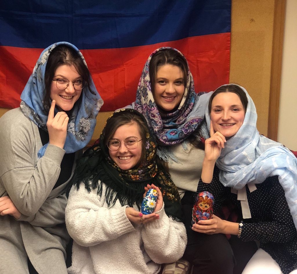 Russian Table Students Celebrate Maslenitsa 2020