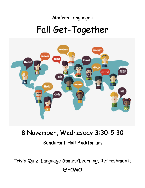 Modern Languages Get-Together Fall 2023